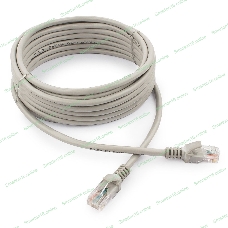 Патч-корд UTP Cablexpert cat.5e, 5м, литой, многожильный серый