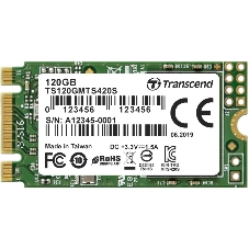 Накопитель SSD M.2 Transcend 120Gb MTS420 (SATA3, up to 560/340MBs, 85000 IOPs, 3D TLC, 22х42мм) TS120GMTS420S