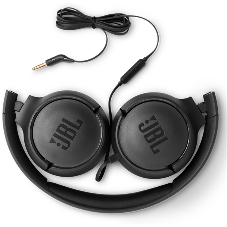 Проводные наушники JBL Tune 500 черный, накладные, Jack 3.5 мм, складная конструкция