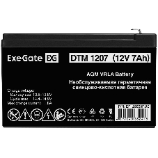 Батарея для ИБП ExeGate EP129858RUS DTM 1207/EXG1270 (12V 7Ah) клеммы F2