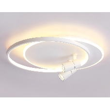 Светильник Ambrella light FL51391/1+2 WH белый 3000K-6400K 65W 560*480*120 (ПДУ РАДИО 2.4G)