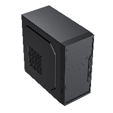 Корпус с блоком питания 500Вт Case Foxline FL-733R, mATX, 2x5.25EXT, 2x3.5EXT, 5x3.5INT, 2xUSB2.0, 2xUSB-C (19pin), HDA, w/o FAN, w/500W ATX PSU, w/1.2m EU pwr cord