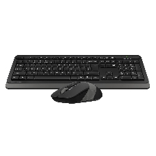 Комплект клавиатура+мышь A4Tech FStyler FG1010S беспроводной, USB, 2000 DPI, чёрный/серый