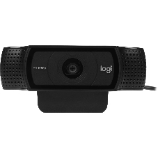 Веб-камера Logitech C920 1920x1080, 30 кадр/с, USB Type-A, микрофон (2 шт, шумоподавление), автоматическая фокусировка, автоосвещение, универсальное крепление