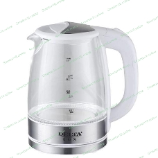 Чайник электрический Delta LUX DL-1204W белый