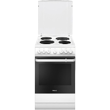 Плита электрическая Hansa FCEW54109 белый, конфорок 4 шт, духовка 65 л, 50 см x 85 см x 60 см