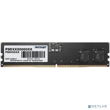 Оперативная память Patriot Signature, DDR5, 8GB (1x8 GB), 4800 MHz, CL40, DIMM