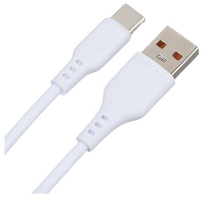 Кабель GoPower GP01T USB (m)-Type-C (m) 1.0м 2.4A ПВХ белый (1/800)