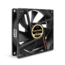 Вентилятор 12В DC ExeGate ExtraSilent ES09225S2P (92x92x25 мм, Sleeve bearing (подшипник скольжения), 2pin, 1800RPM, 21dBA)