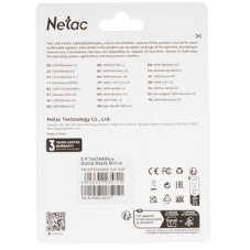 Накопитель SSD Netac SA500, 512Gb, SATA III, 2.5