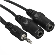 Кабель аудио сигнала Cablexpert, Jack3.5 нушники + 3.5 микрофон-> Jack3.5 4pin, длина 20 см, белый