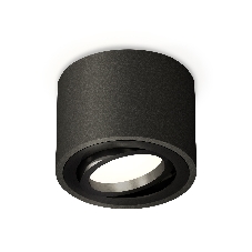 Светильник Ambrella Light XS7511002 SBK/PBK черный песок/черный полированный MR16 GU5.3 (C7511, N7002)