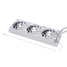 Система охлаждения Water Cooling System PCCooler DS360 Display WH (310W, 360мм, LED, белый, ARGb Pump/Fans: 3x120мм, 90.56CFM, 39.8dBA, 2500RPM/Pump height 65мм, 15dBA, 2600RPM, Rad thickness 27мм/S: 1851, 1700, 1200, 115X, AM5, AM4)