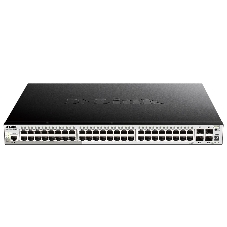 Коммутатор D-Link DGS-1510-52XMP/A2A, 48×1 Гбит/с + 4×10 Гбит/с SFP+, управляемый