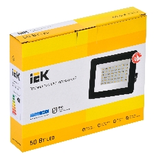Прожектор светодиодный СДО 06-50 6500К IP65 черный IEK LPDO601-50-65-K02