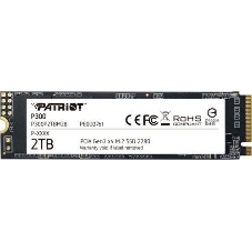 Накопитель SSD Patriot P300, 2Tb, PCIe 3.0 x4, M.2 2280, NVMe, R/W 2100/1650
