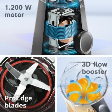 Блендер стационарный Bosch VitaPower Serie 4 MMB6176B 1200Вт черный