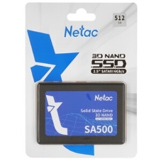 Накопитель SSD Netac SA500, 512Gb, SATA III, 2.5