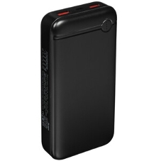 Портативный аккумулятор OLMIO P-20, 20000mAh, 20W, QuickCharge3.0/PowerDelivery, черный