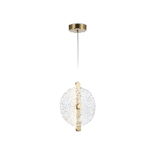 Светильник Ambrella light LH31147 BS/CL латунь/прозрачный 13W 3000K 280*60*350