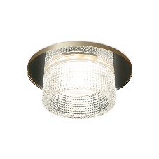 Светильник Ambrella light TN350 CH/CL хром/прозрачный GU5.3+3W (LED WHITE) D95*45