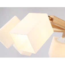Светильник Ambrella light TR9522/8 WH/GD/FR белый/золото/белый матовый E27*8 max 40W D790*260