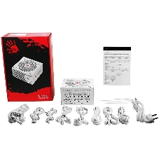 Блок питания Bloody BD-PS750G, 750Вт, 80 PLUS Gold, 120мм, белый