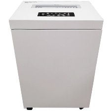 Шредер Office Kit S500 (2х15) белый (секр.P-5)/фрагменты/17лист./50лтр./скрепки/скобы/пл.карты/CD
