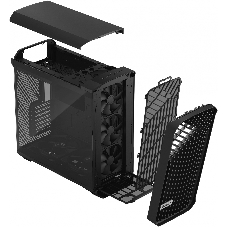 Компьютерный корпус Fractal Design Torrent Black TG Light Tint/E-ATX, TG, 2x3.5, 4x2.5, 7xPCI, 1xUSB-C, 2xUSB3.0/2x180mm, 3x140mm fans inc./FD-C-TOR1A-01