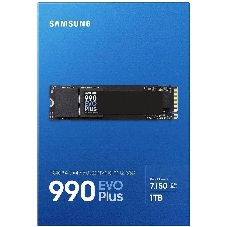 Накопитель SSD Samsung 990 EVO Plus, 1024 Gb, M.2 2280, PCIe 4.0 x4, NVMe, R/W 7150/6300