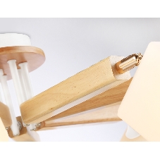Светильник Ambrella light TR9522/8 WH/GD/FR белый/золото/белый матовый E27*8 max 40W D790*260