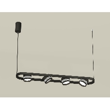 Светильник Ambrella light XB9164153/4 SBK/FR черный песок/белый матовый GX53 (C9164, N8478)