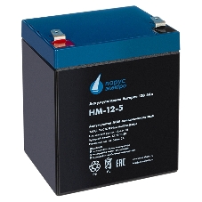 Батарея для ИБП Парус-электро HM-12-5 (AGM/12В/5А·ч/клемма F2), 90х70х101мм
