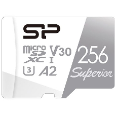 Флеш карта microSD 256Gb Silicon Power Superior Pro A2 microSDXC Class 10 UHS-I U3 Colorful 100/80 Mb/s