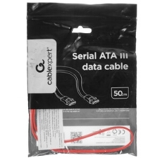 Кабель интерфейсный SATAIII Cablexpert CC-SATAM-DATA, 50 см, 7pin/7pin, защелка, пакет
