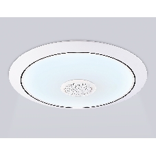 Музыкальный светодиодный светильник Ambrella light FZ720 WH белый IP20 52W 3000-6500K+RGB Music 450*65 (ПДУ ИК)