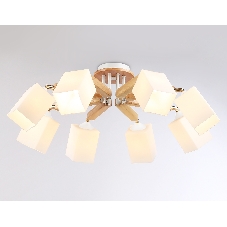 Светильник Ambrella light TR9522/8 WH/GD/FR белый/золото/белый матовый E27*8 max 40W D790*260