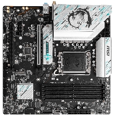 Материнская плата MSI B760M GAMING PLUS WIFI, LGA1700, Intel B760, 4xDDR5, 4xSATA, 2xM.2, 1xPCIe 4.0 x16, DisplayPort, HDMI, 1x2.5Gb LAN, 3x3.5 мм, 7.1, microATX