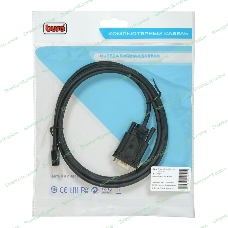 Кабель аудио-видео Buro 1.1v miniDisplayport (m)/VGA (m) 2м. позолоченные контакты черный