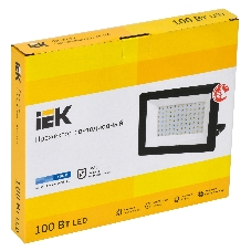 Прожектор IEK LPDO601-100-65-K02 СДО 06-100 светодиодный черный IP65 6500 K IEK