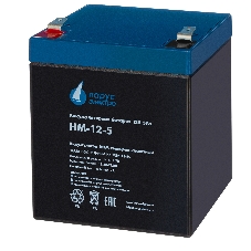 Батарея для ИБП Парус-электро HM-12-5 (AGM/12В/5А·ч/клемма F2), 90х70х101мм