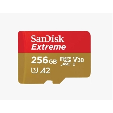 Флеш карта microSD 256Gb SanDisk microSDXC Class 10 UHS-I A2 C10 V30 U3 Extreme 190MB/s
