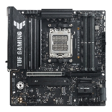Материнская плата ASUS TUF GAMING B850M-E WIFI, AM5, AMD B850, 4xDDR5, 4xSATA, 3xM.2, 1xPCIe 5.0 x16, 1xPCIe 4.0 x16, 1xPCIe 3.0 x1, 1xHDMI (v2.1), 2xDP (v1.4), 1x2.5Gb LAN, Wi-Fi 6E, Bluetooth 5.3, 1xUSB-C 10Gbps, 2xUSB-A 10Gbps, 2xUSB-A 5Gbps, 4xUSB-A 2.0, 1xPS/2, 3x3.5 мм, 7.1, mATX
