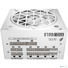 Блок питания 1STPLAYER NGDP GOLD 750W White, ATX 3.1, APFC, 80 PLUS Gold, LLC+DC-DC, full Japan solid-state caps, 120мм fan, full modular, HA-750BA4-WH