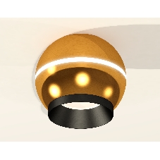 Светильник Ambrella Light XS1105001 PYG/PBK золото желтое полированное/черный полированный MR16 GU5.3 LED3W 4200K(C1105,N7031)