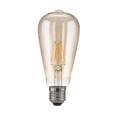 BLE2707 /Светодиодная лампа Classic FD 6W 3300K E27 (ST64 тонированный)