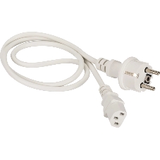 Шнур питания Lanmaster LAN-PP13/SH-1.5-WH C13-Schuko проводник.:3x0.75мм2 1.5м 220В 10А белый
