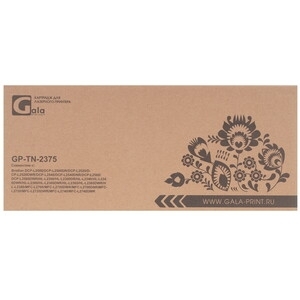 Картридж GP-TN-2375 для принтеров Brother DCP-L2500/DCP-L2500DR/DCP-L2520/DCP-L2520DWR/DCP-L2540/DCP-L2540DNR/DCP-L2560/DCP-L2560DWR/HL-L2300/HL-L2300DR/HL-L2340/HL-L2340DWR/HL-L2360/HL-L2360DNR/HL-L2365/HL-L2365DWR/HL-L2380/MFC-L2700/MFC-L2700DWR/MFC-L2700DNR/MFC-L2720/MFC-L2720DWR/MFC-L2740/MFC-L2740DWR 4 шт по 2600 копий GalaPrint