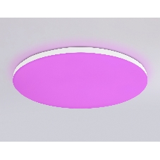 Умный светодиодный светильник FZ2002 WH белый IP54 25W 3000K-6500K+RGB Wi-Fi Алиса/Tuya/Smart Home/Alexa D370*55 (ПДУ ИК)