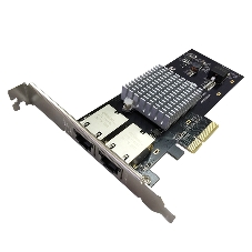 Сетевая карта 10G Dual Port RJ45 PCIe Ethernet Adapter with Intel X550-AT2 Chipset
